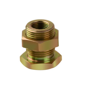 Zinc plated carbon steel Pipe Fitting Anchor Coupling Bulkhead Fittings