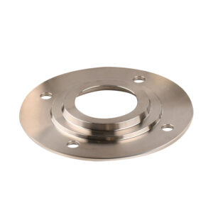 Precision machined 316 stainless steel pipe fittings with electropolished surface finish