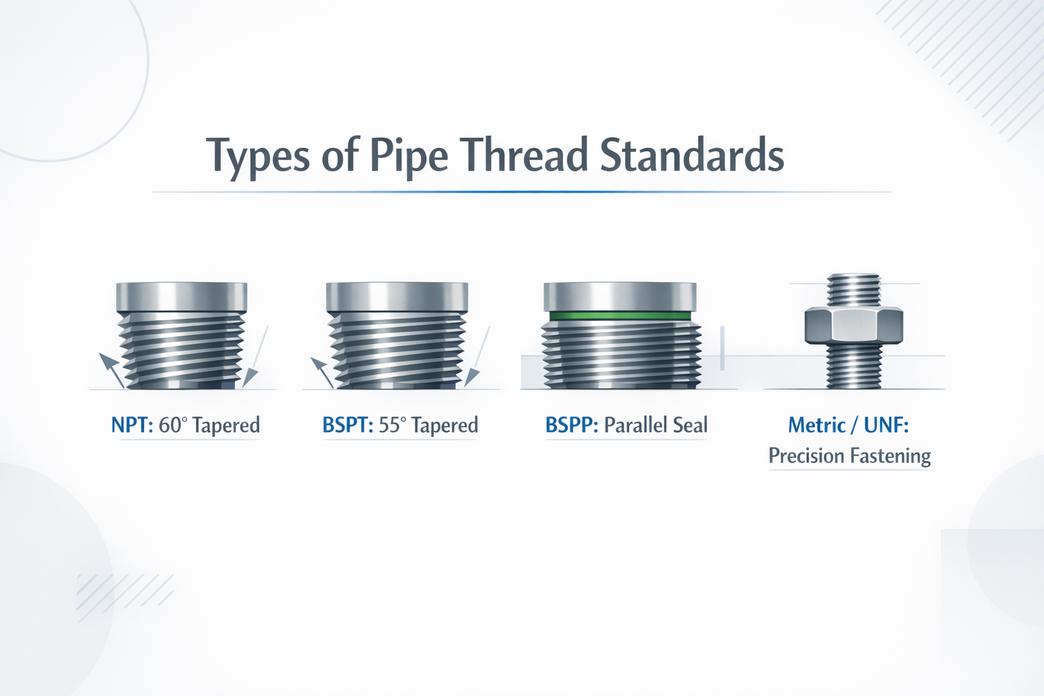 How to Choose the Right NPT vs. BSPT threaded plumbing fittings for Your Project?